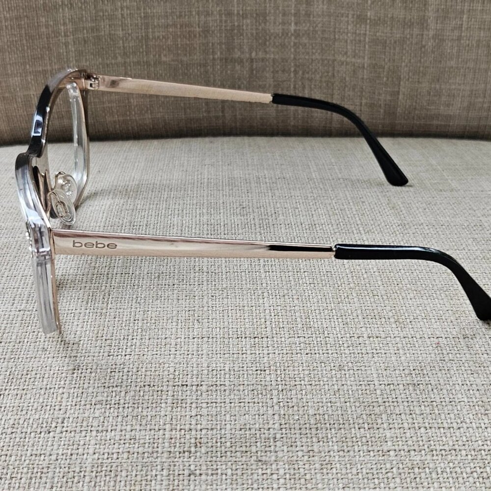 bebe Women Eyeglasses/Sunglasses Frame BB7214 Jet GRADIENT 55[]18 140 Glasses - Picture 4 of 12
